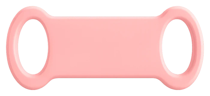 Paw Pad Pink silicone smart tag